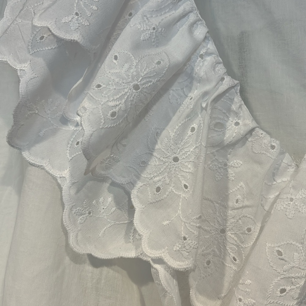 Primark White Ruffle Blouse - Picture 4 of 5